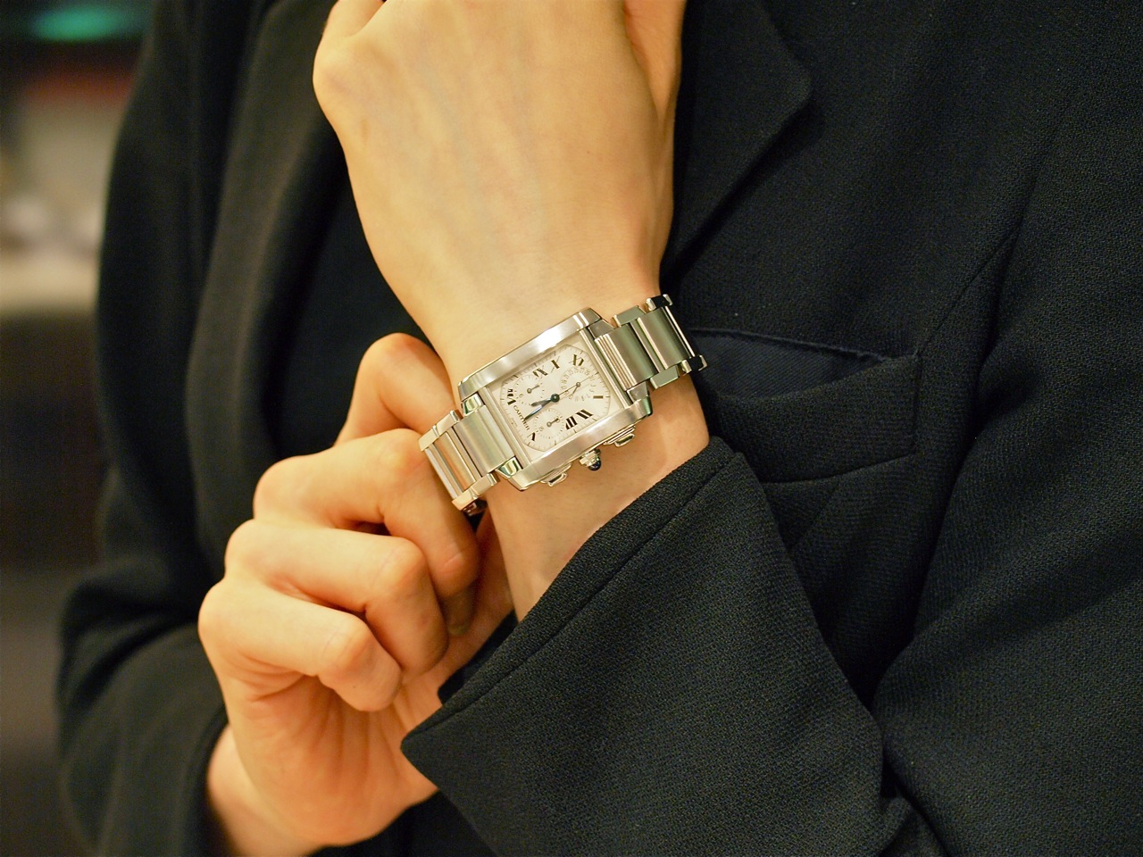 Cartier Tank Francaise Chronograph」2011年6月14日 ｜ エバンス