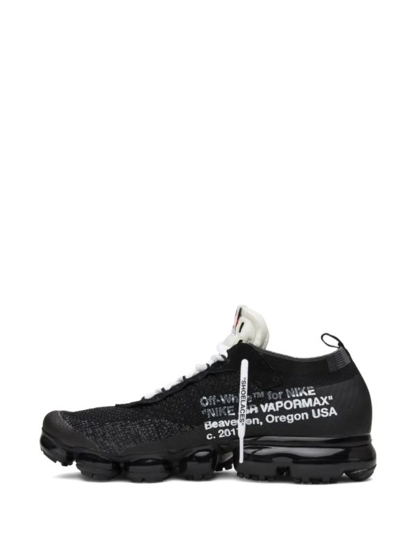 Nike X Off-White The 10 Air Vapormax Flyknit Sneakers | Black