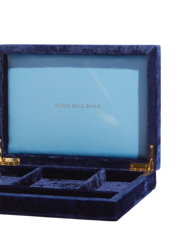 Sophie Bille Brahe Trésor Velvet Jewellery Box | Blue | FARFETCH AE