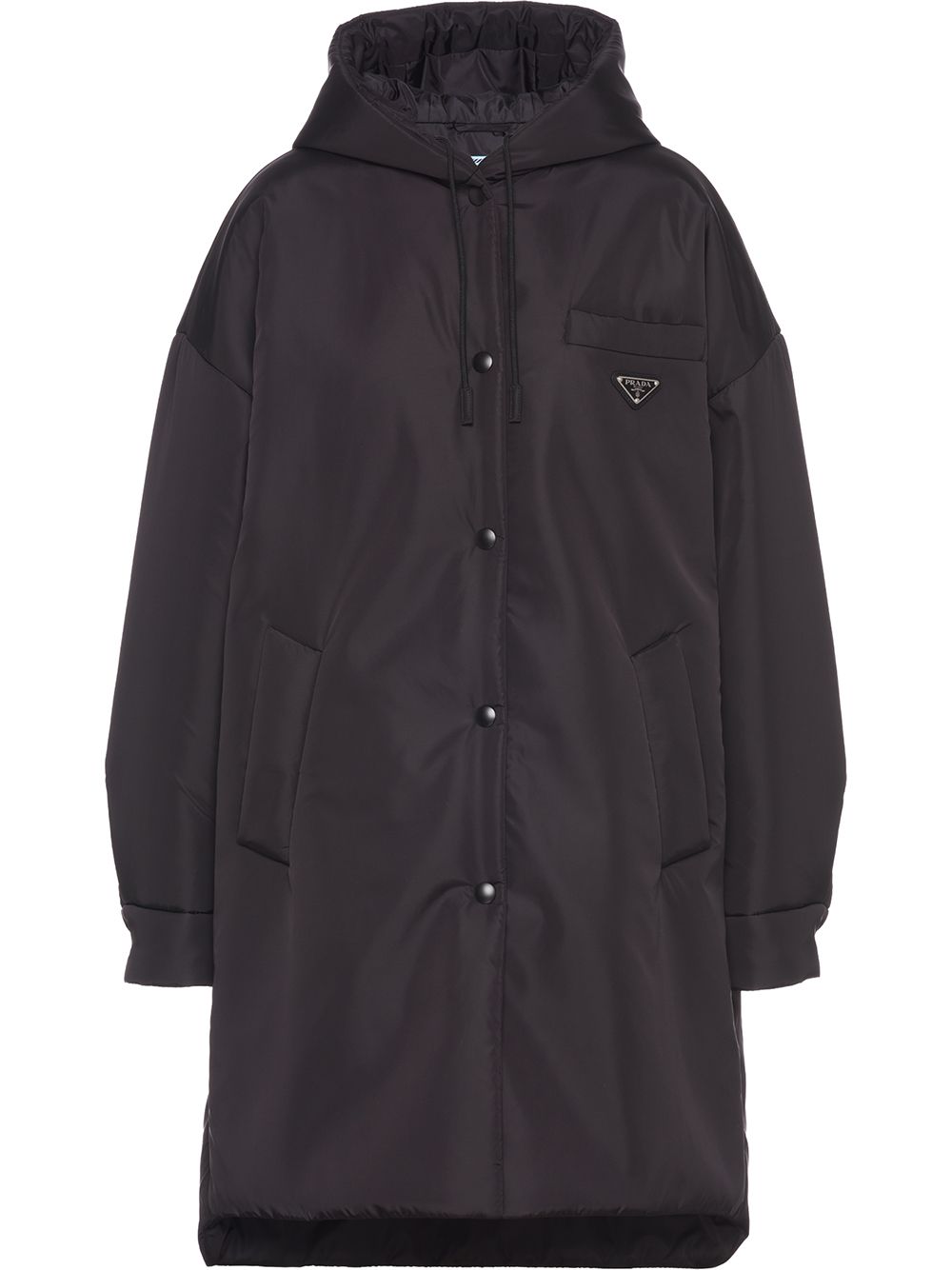 Prada Re-Nylon triangle-logo Raincoat | Black | FARFETCH
