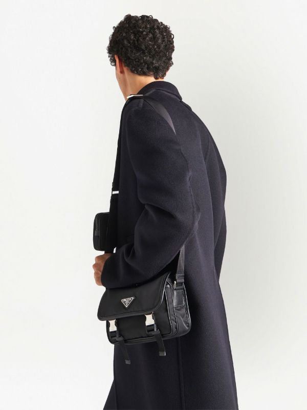 Prada Re-Nylon Shoulder Bag | Black | FARFETCH