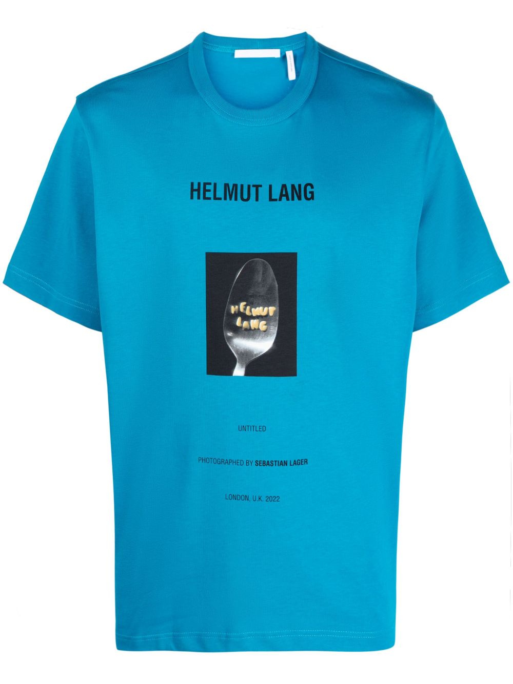 Helmut Lang フォトプリント Tシャツ | ブルー | FARFETCH JP