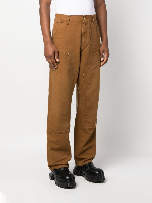 Carhartt WIP Double Knee straight-leg Trousers | Brown | FARFETCH