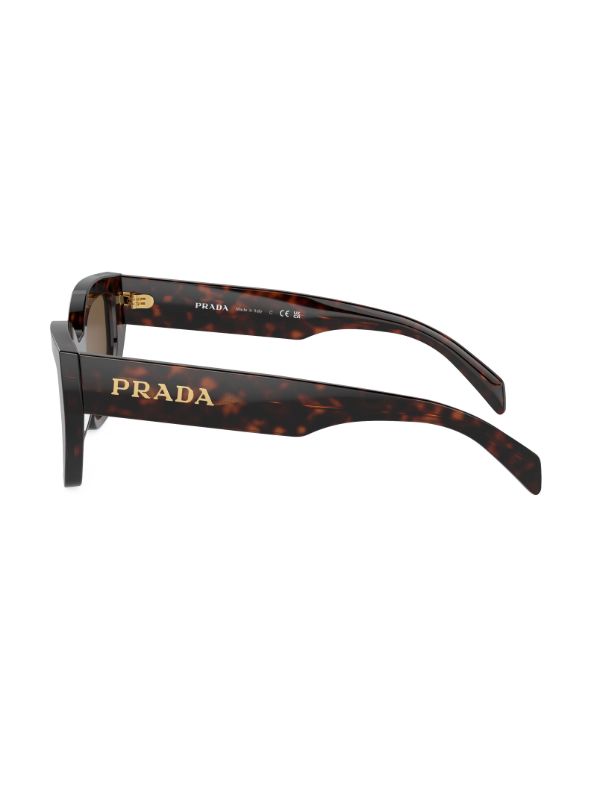 Prada Eyewear tortoiseshell-effect cat-eye Sunglasses | Brown