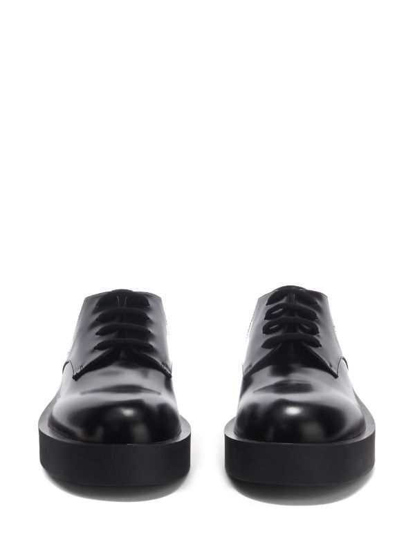 Jil Sander チャンキーソール ダービーシューズ | ブラック | FARFETCH JP