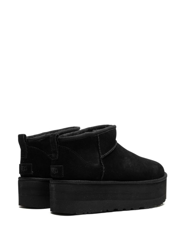 UGG Classic Ultra Mini Platform Boots | Black | FARFETCH