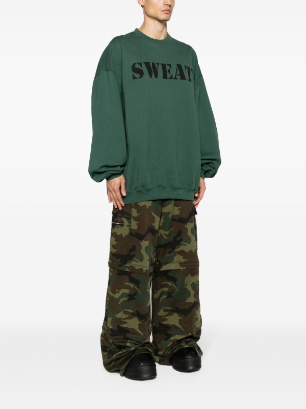VETEMENTS Sweat スウェットシャツ | グリーン | FARFETCH JP