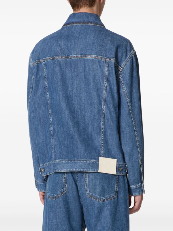 Valentino Garavani ロゴ デニムジャケット | ブルー | FARFETCH JP