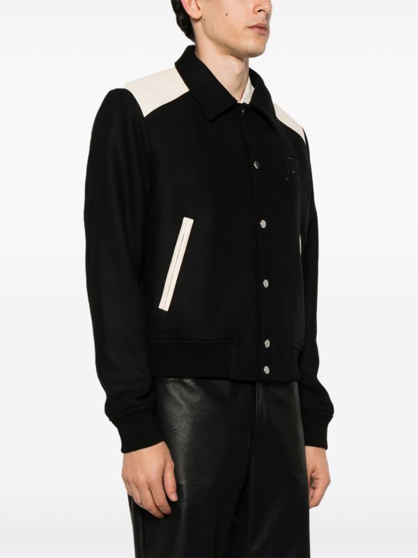 AMIRI Ma Band logo-embroidered Jacket | Black | FARFETCH