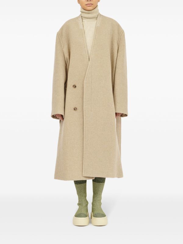 MM6 Maison Margiela オーバーサイズ コート | ニュートラル | FARFETCH JP