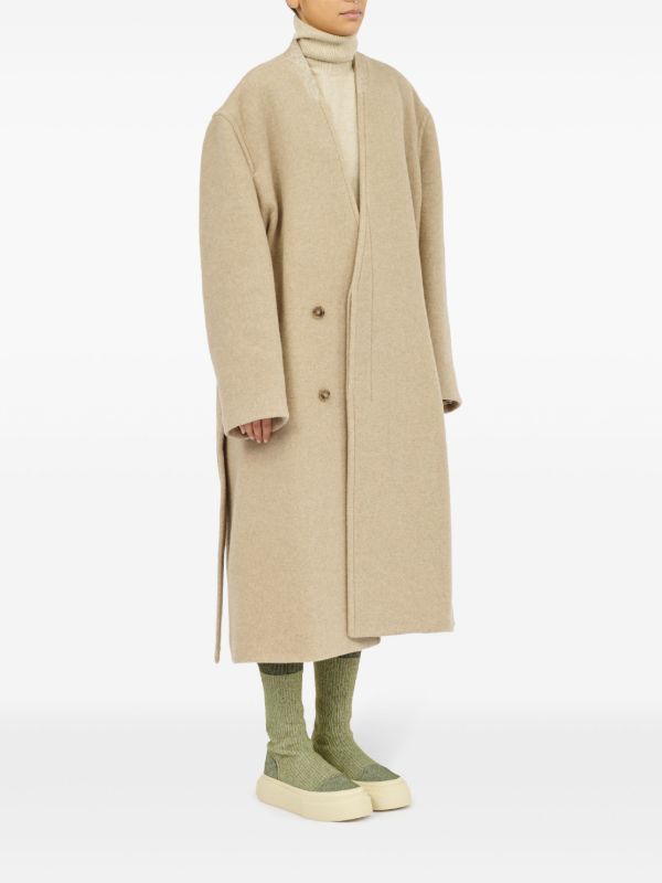 MM6 Maison Margiela オーバーサイズ コート | ニュートラル | FARFETCH JP