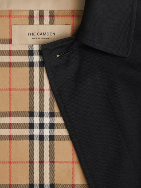 Burberry Camden Car Coat | Black | FARFETCH