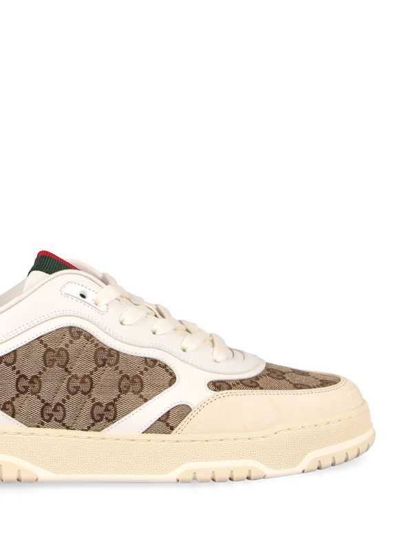 Gucci Re-Web Panelled Sneakers | White | FARFETCH