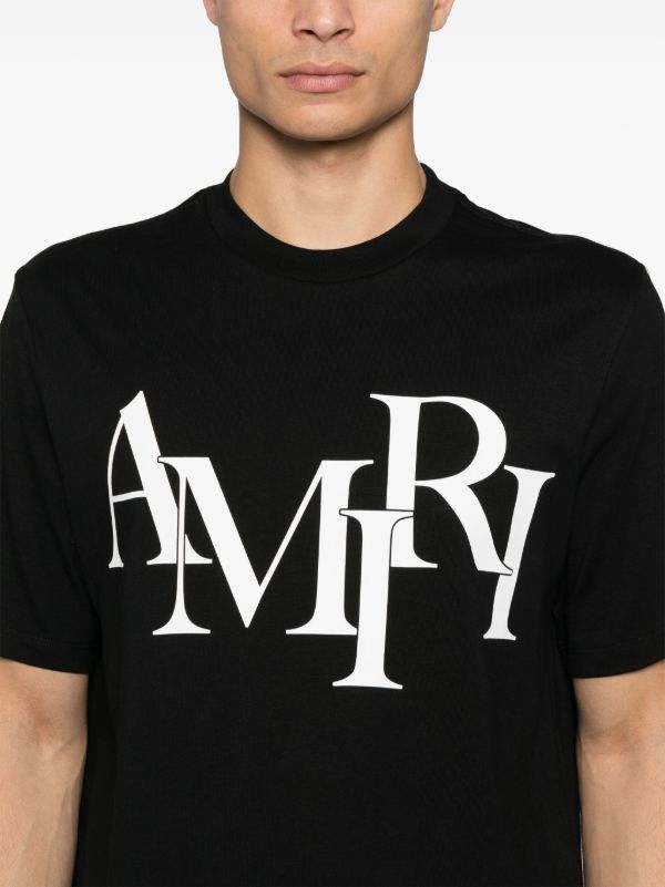 AMIRI ロゴ Tシャツ | ブラック | FARFETCH JP