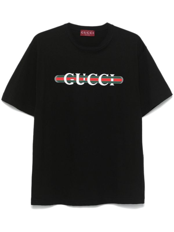 Gucci プリント Tシャツ | ブラック | FARFETCH JP