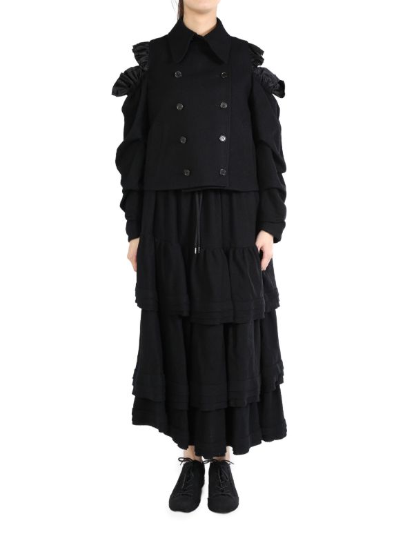 Noir Kei Ninomiya Wrinkled Jacket | ブラック | FARFETCH JP