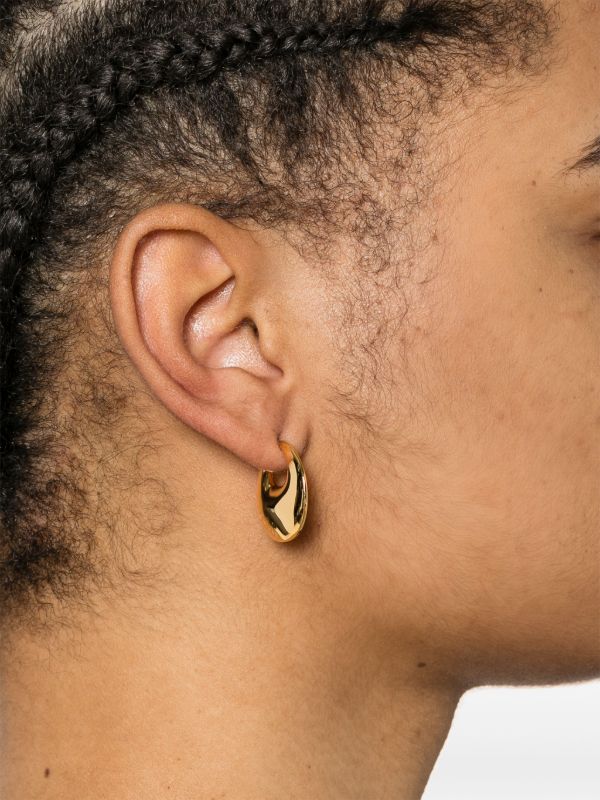 Saint Laurent ティアドロップ ピアス | ゴールドトーン | FARFETCH JP