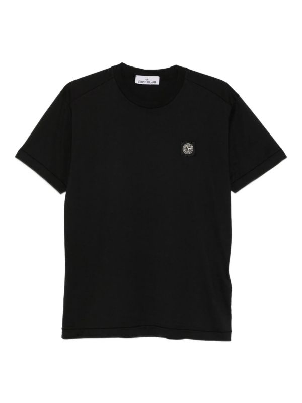 Stone Island ロゴ Tシャツ | ブラック | FARFETCH JP