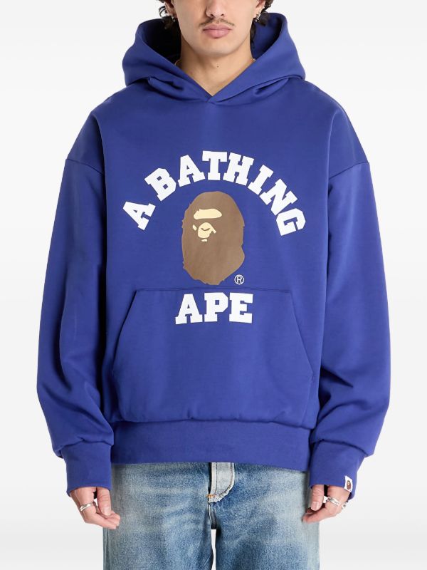 A BATHING APE® ロゴ パーカー | ブルー | FARFETCH JP