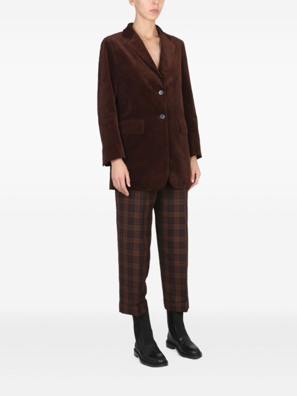 Margaret Howell コーデュロイ シングルジャケット | ブラウン