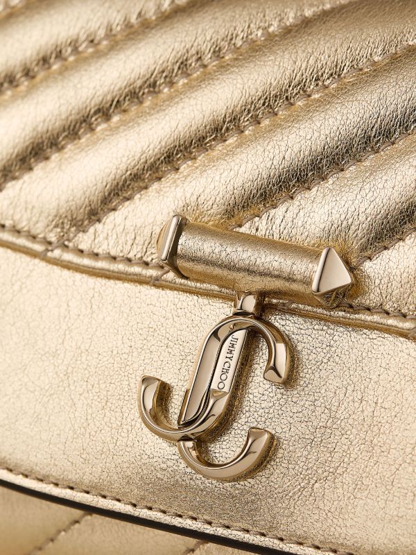 Jimmy Choo Curve チェーンウォレット | ゴールドトーン | FARFETCH JP