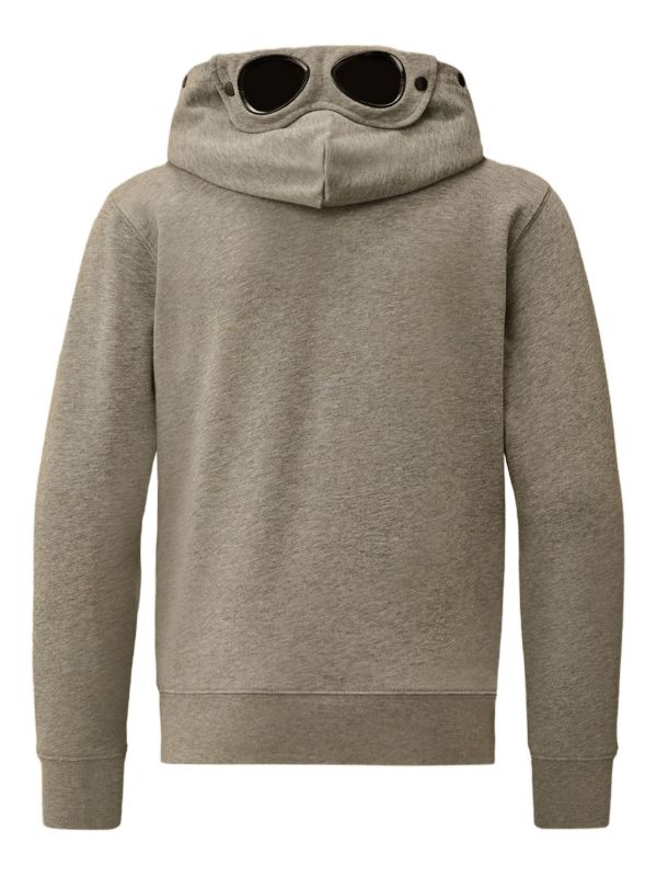 C.P. Company Kids ゴーグル ジップアップ パーカー | グレー