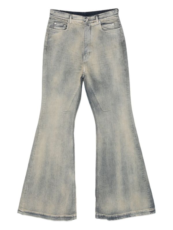 Rick Owens DRKSHDW Bolan Bootcut ジーンズ | ブルー | FARFETCH JP