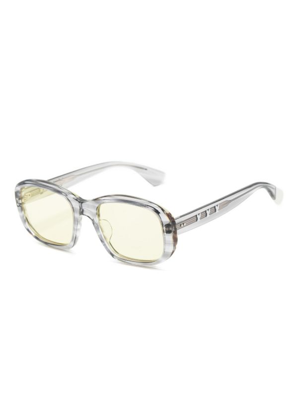 MASU x Blanc Oval Shape Sunglasses | Grey | FARFETCH ID