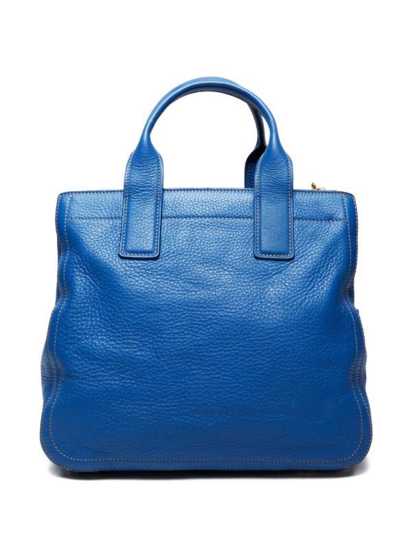 Miu Miu Pre-Owned 2000-2015 レザー 2way ハンドバッグ | ブルー