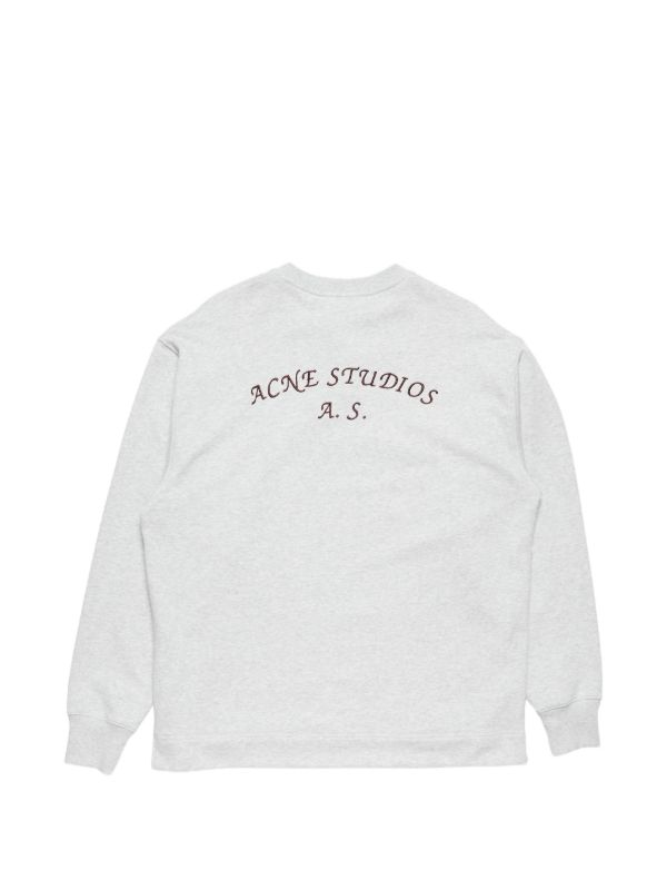 Acne Studios ロゴ スウェットシャツ | グレー | FARFETCH JP