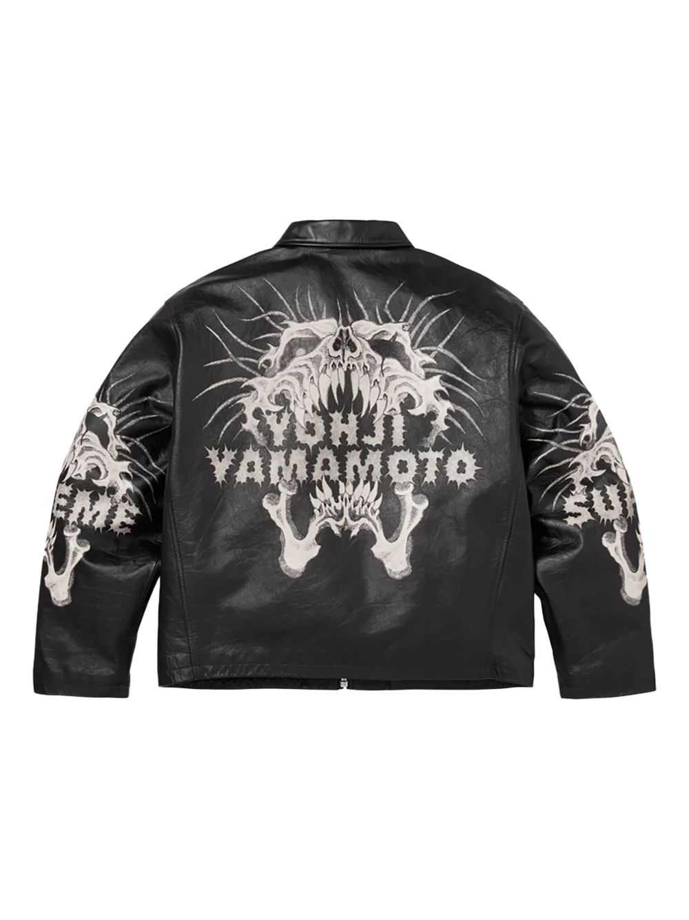 Supreme x Yohji Yamamoto Leather Jacket | Black | FARFETCH