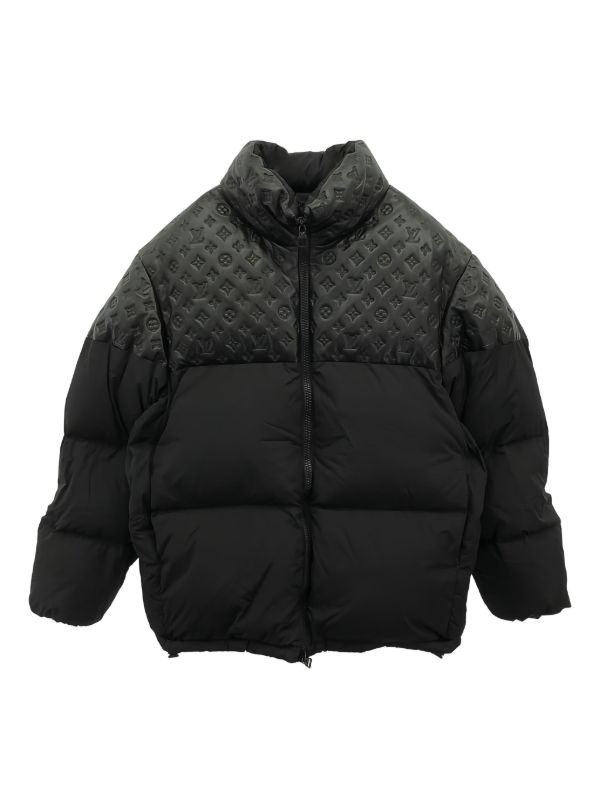 Louis Vuitton Pre-Owned 2010s Monogram Puffer Down Jacket | Black