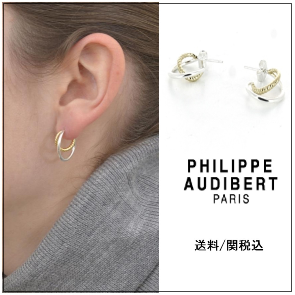 Philippe Audibert】大人気！JANE PM コンビ フープ ピアス