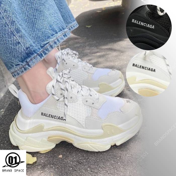 有名人多数愛用＊【BALENCIAGA】トリプルSスニーカー ホワイト