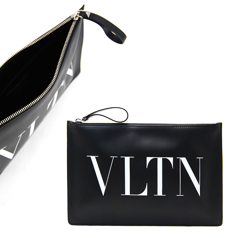 関税負担なし☆VALENTINO ヴァレンティノ Clutch VLTN ポーチ