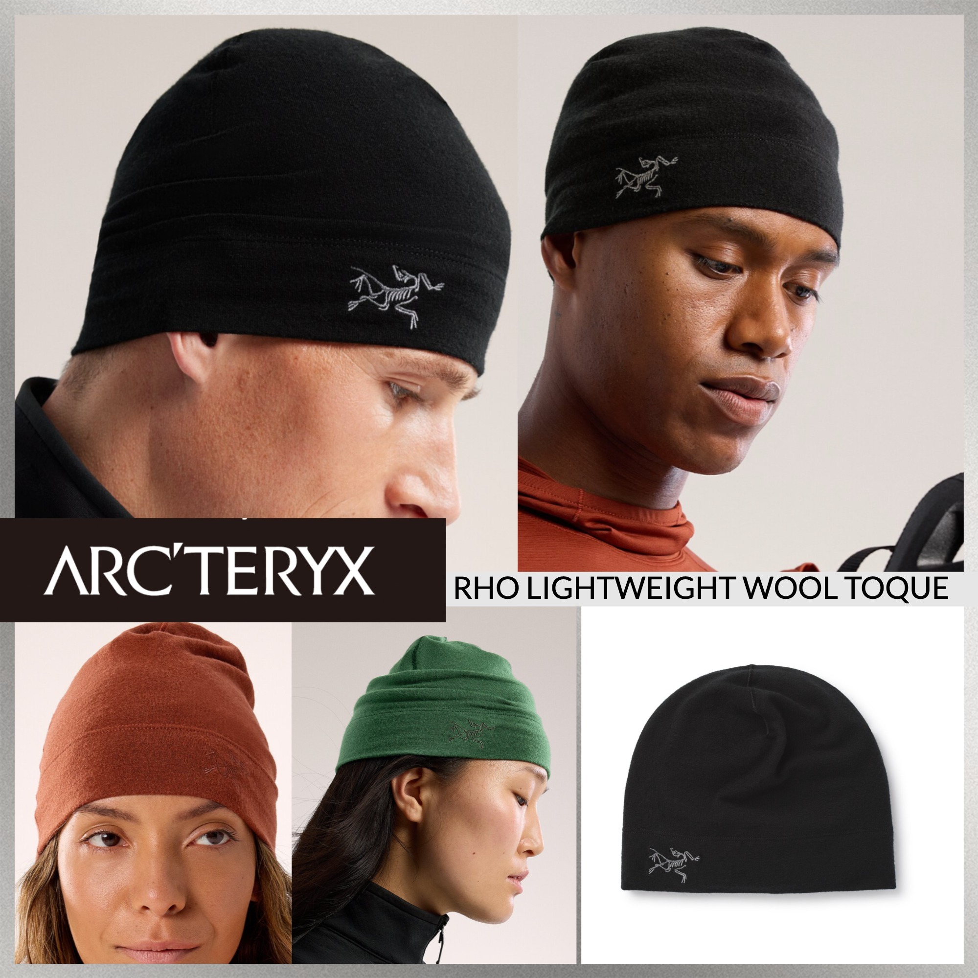 Arc'teryx☆暖かメリノウール RHO LIGHTWEIGHT WOOL TOQUE (ARC'TERYX