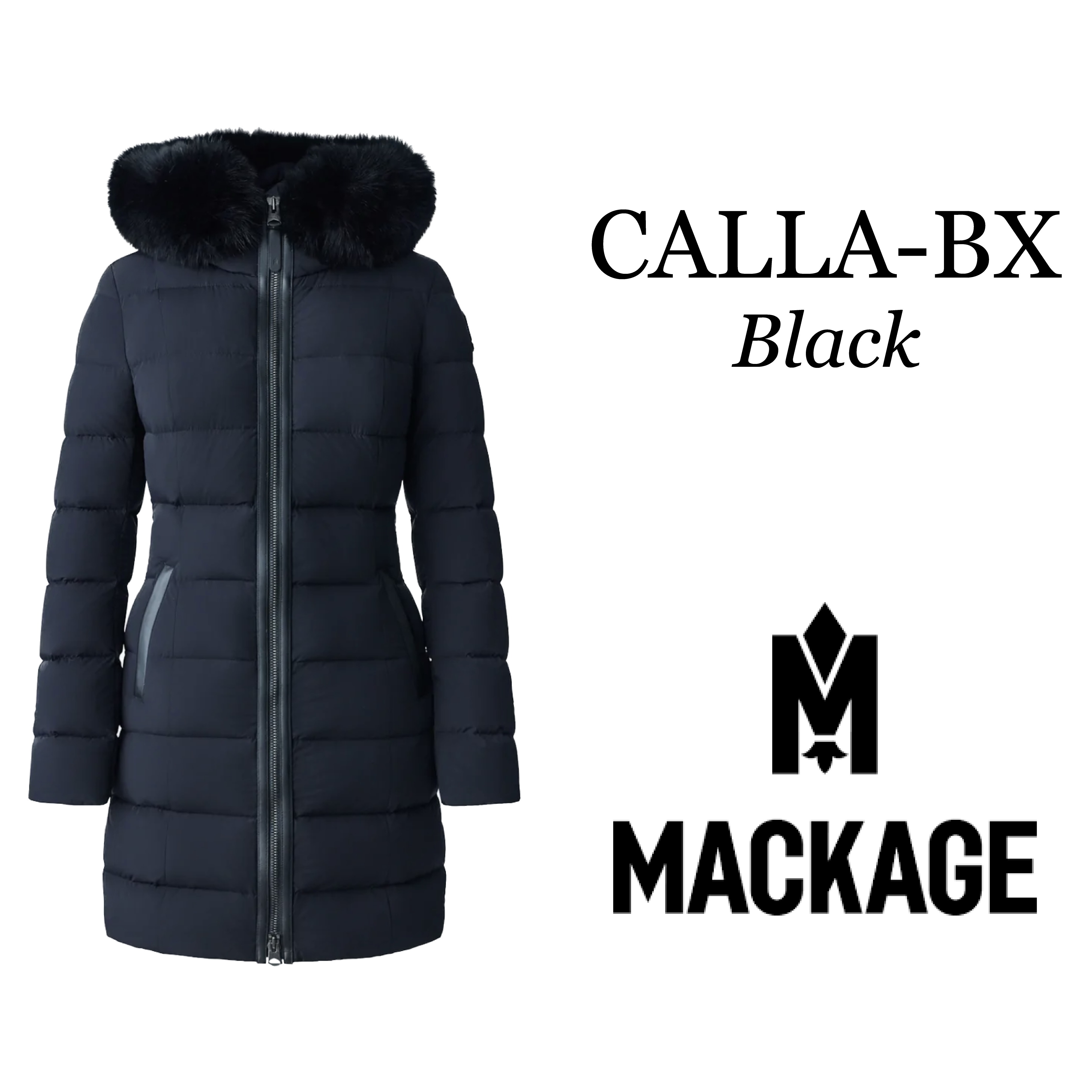 カナダ直送!】Mackage マッカージュ Calla-BX Black (Mackage/ダウン