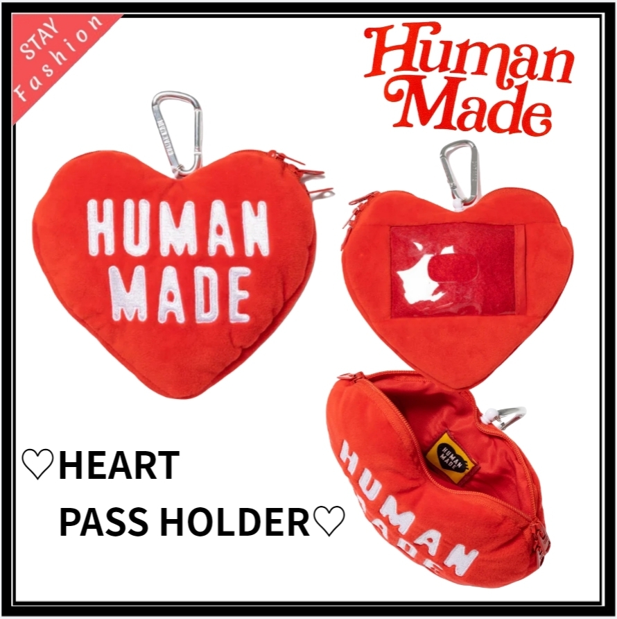 ☆BTS愛用ブランドレアHUMAN MADE ハートパスホルダー (HUMAN MADE