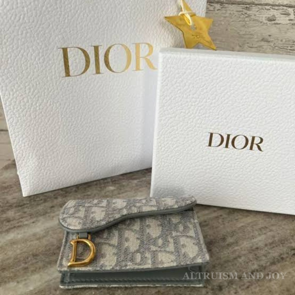 DIOR☆お財布としても使える】SADDLE フラップ カードホルダー (Dior