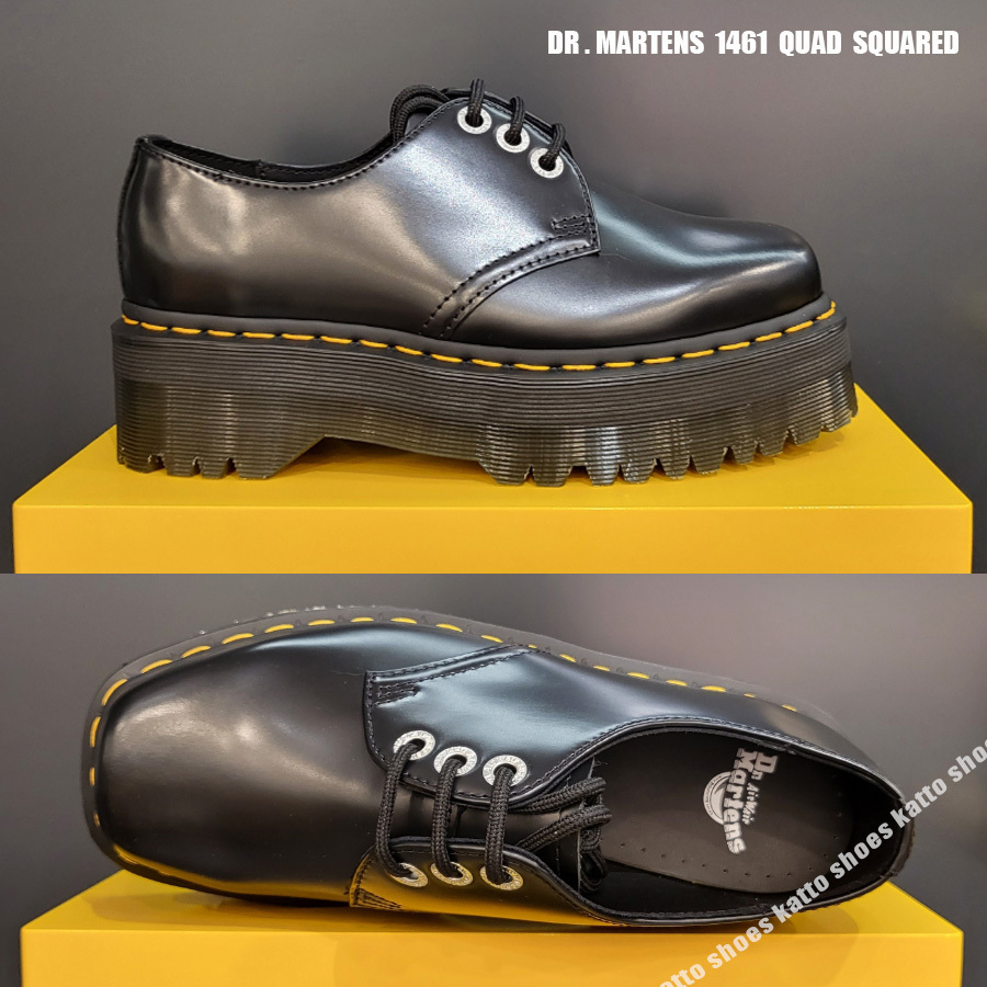 Dr Martens☆1461 QUAD SQUARED☆3ホール☆厚底 (Dr.Martens