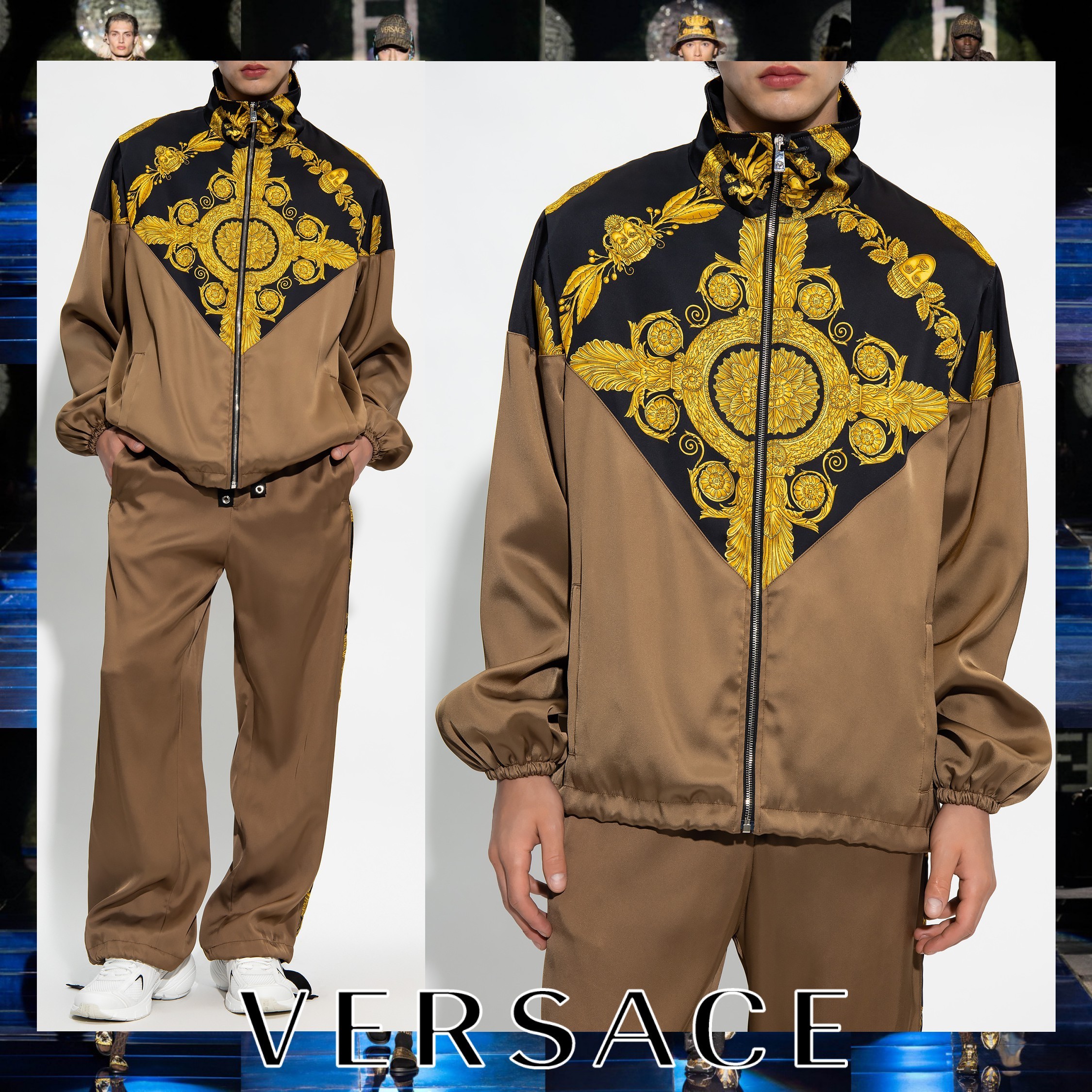 VERSACE マスケラ バロック プリント セットアップ (VERSACE
