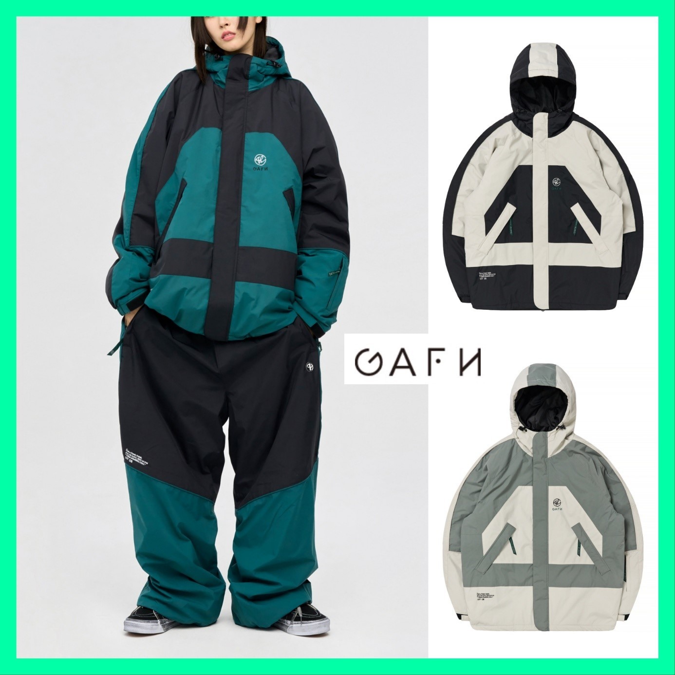 GAFH】韓国スノボ G PRO LINE ジャケット (GAFH/レディース・スノー