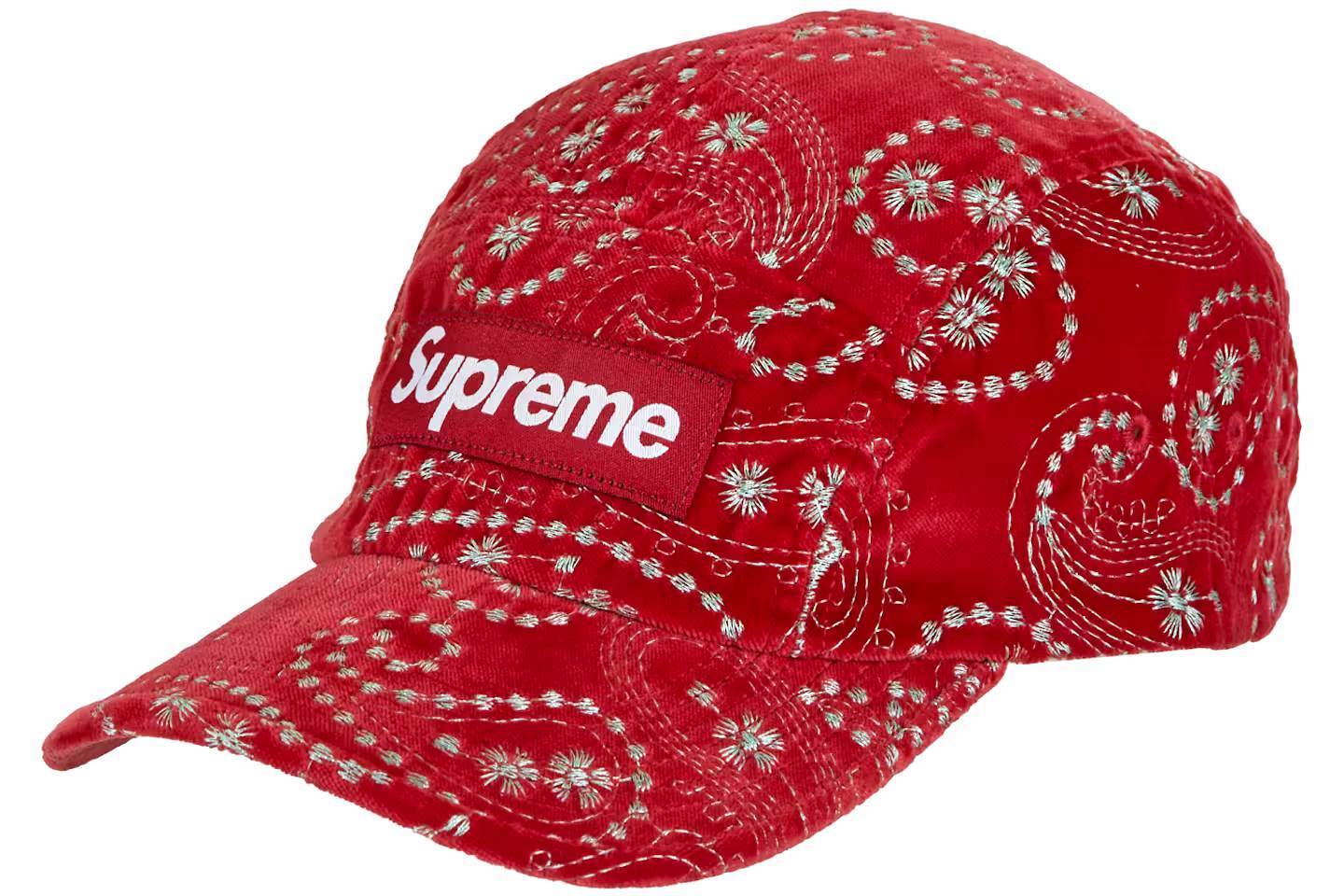 Supreme☆ベルベットペイズリーキャップ☆Velvet Paisley Camp