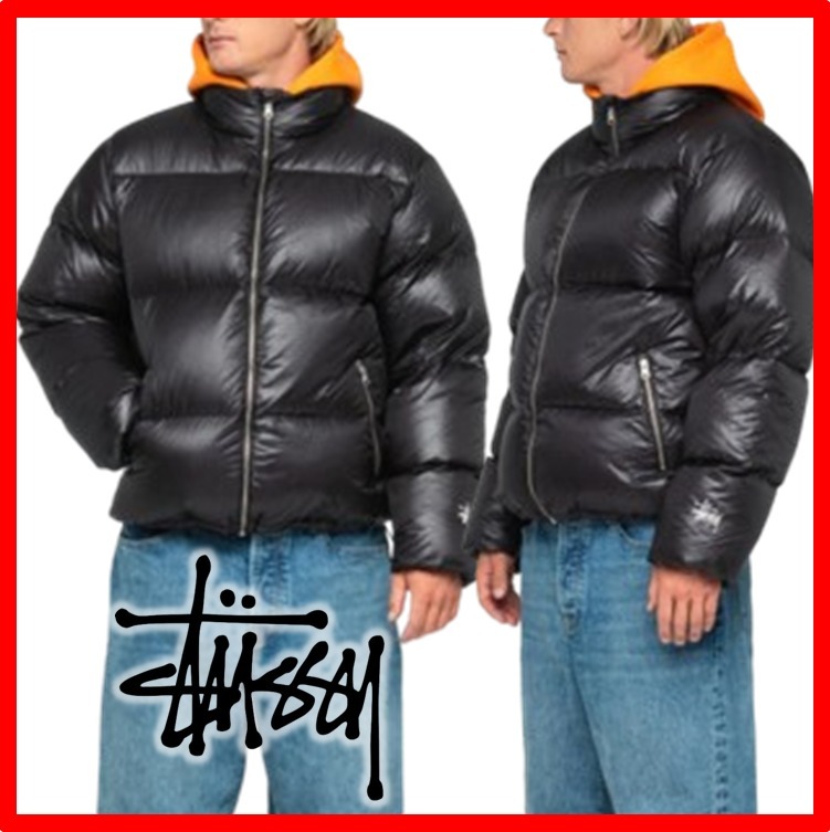 ☆【Stussy】☆DOWN PUFFER PARACHUTE RIPSTOP☆CHARCOAL☆ (STUSSY