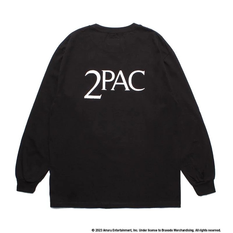 WACKO MARIA】ワコマリア ロンT クルーネック2PAC ブラック (WACKO