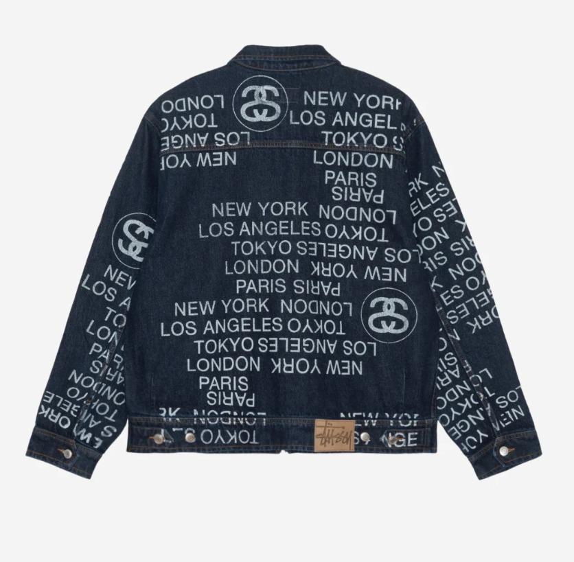 ☆関税込☆STUSSY☆Stussy Zip Work Jacket City Link Denim☆ (STUSSY