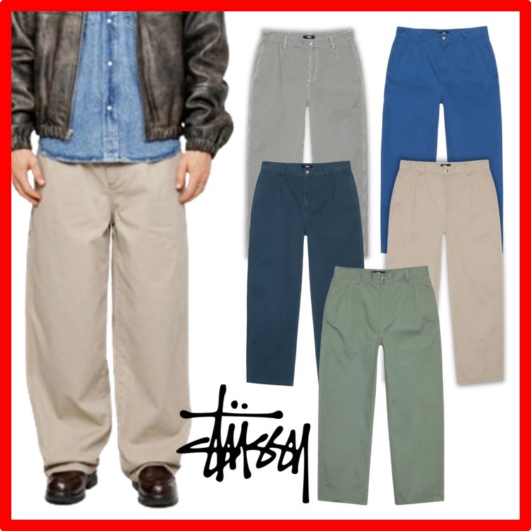 ☆韓国の人気☆【Stussy】☆WORKGEAR TROUSER TWILL☆24SS☆ (STUSSY
