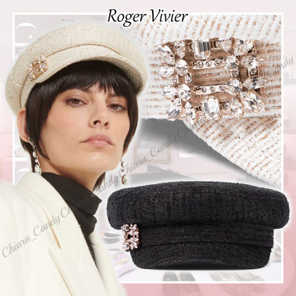 ホワイト（白）系 Roger Vivier(ロジェ・ヴィヴィエ) 帽子(レディース