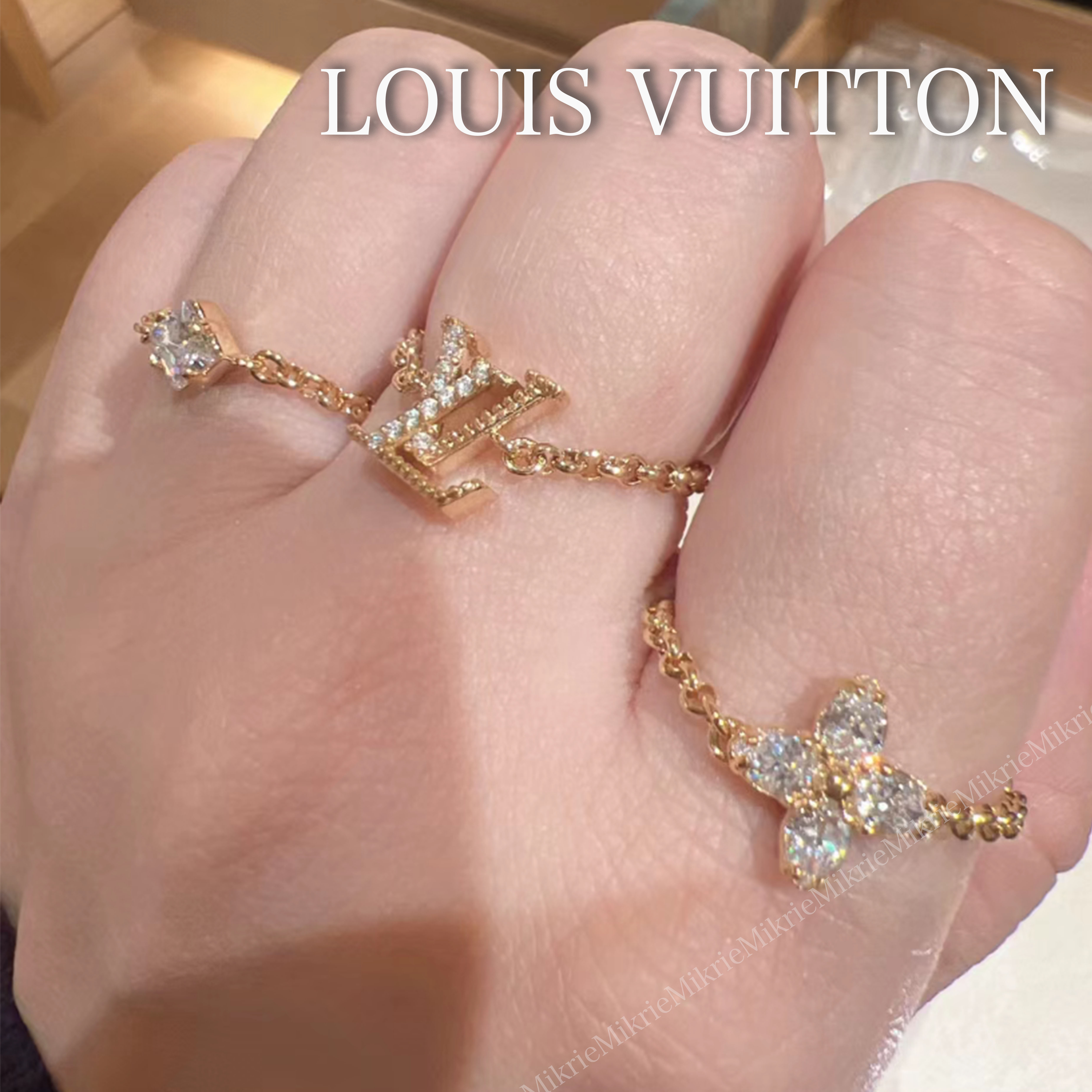 関税なし 3点セット ヴィトン セット リング レディ LV ギフト (Louis