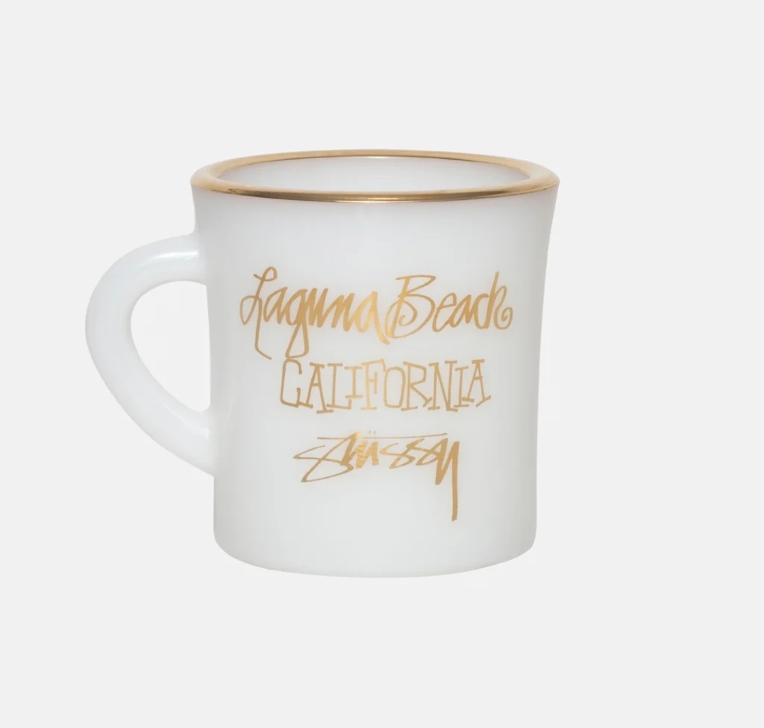 ☆24SS 入手困難☆Stussy LAGUNA MILK GLASS MUG (STUSSY/マグカップ
